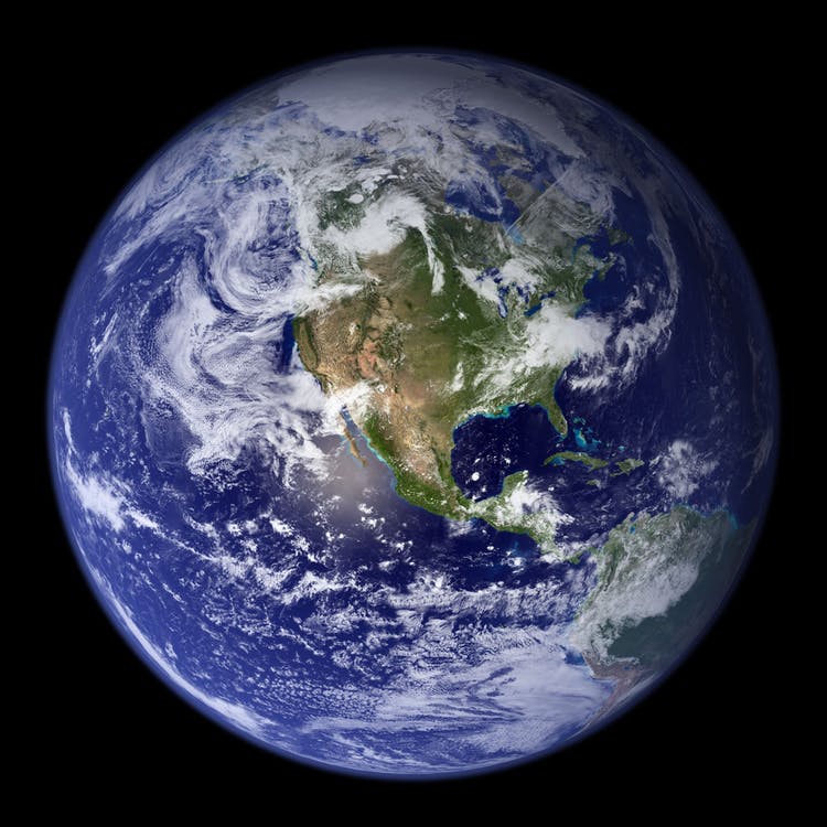 This is a picture of the earth.